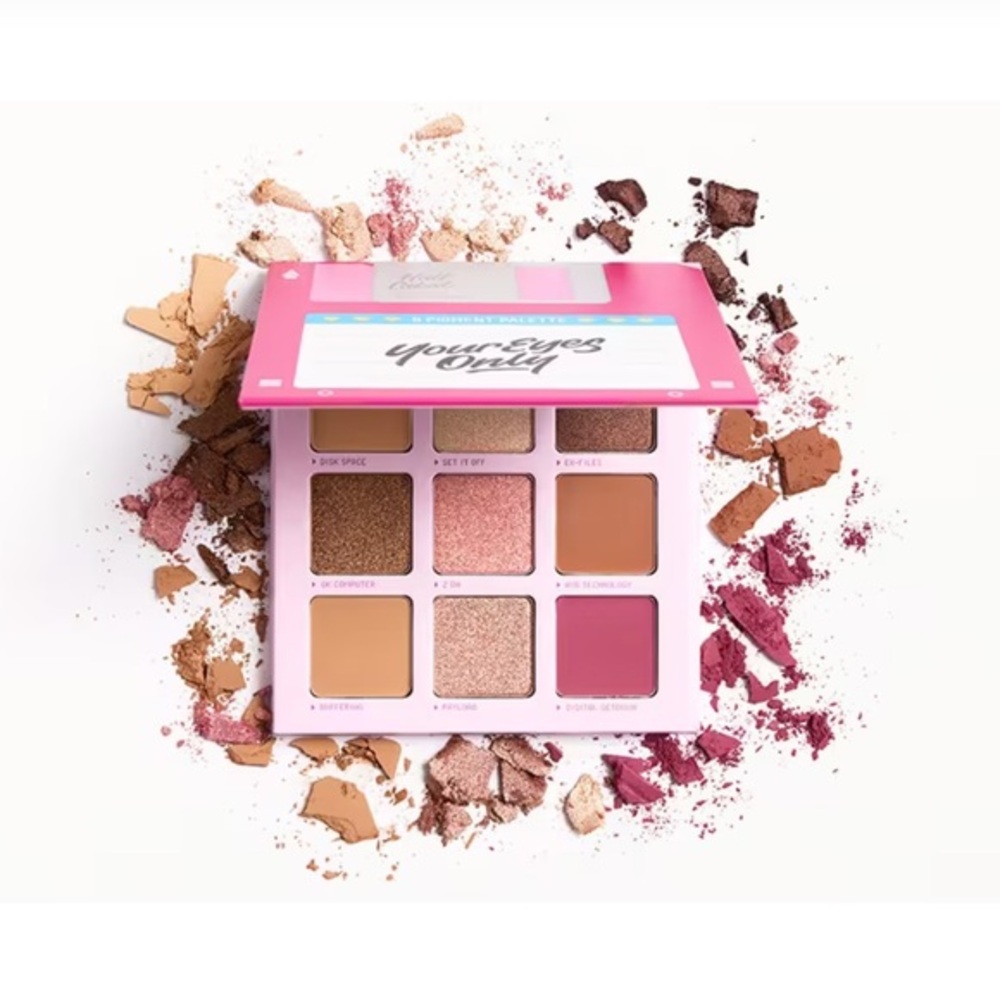 Your Eyes Only 9-Color Eyeshadow Palette - Pink & Neutral Shades